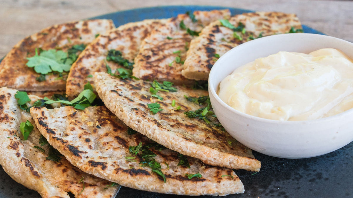 Glutenfria vitlöksbröd