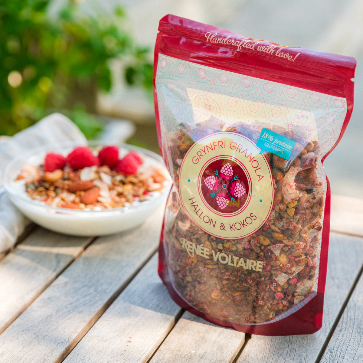 Grain Free Granola – Raspberry & Coconut