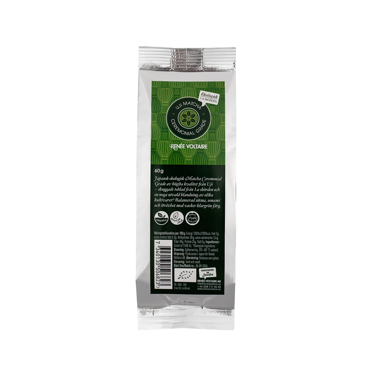 Premium ceremonial grade matcha av hög kvalitet från Japan, ekologiskt grönt tepulver för matcha latte och te