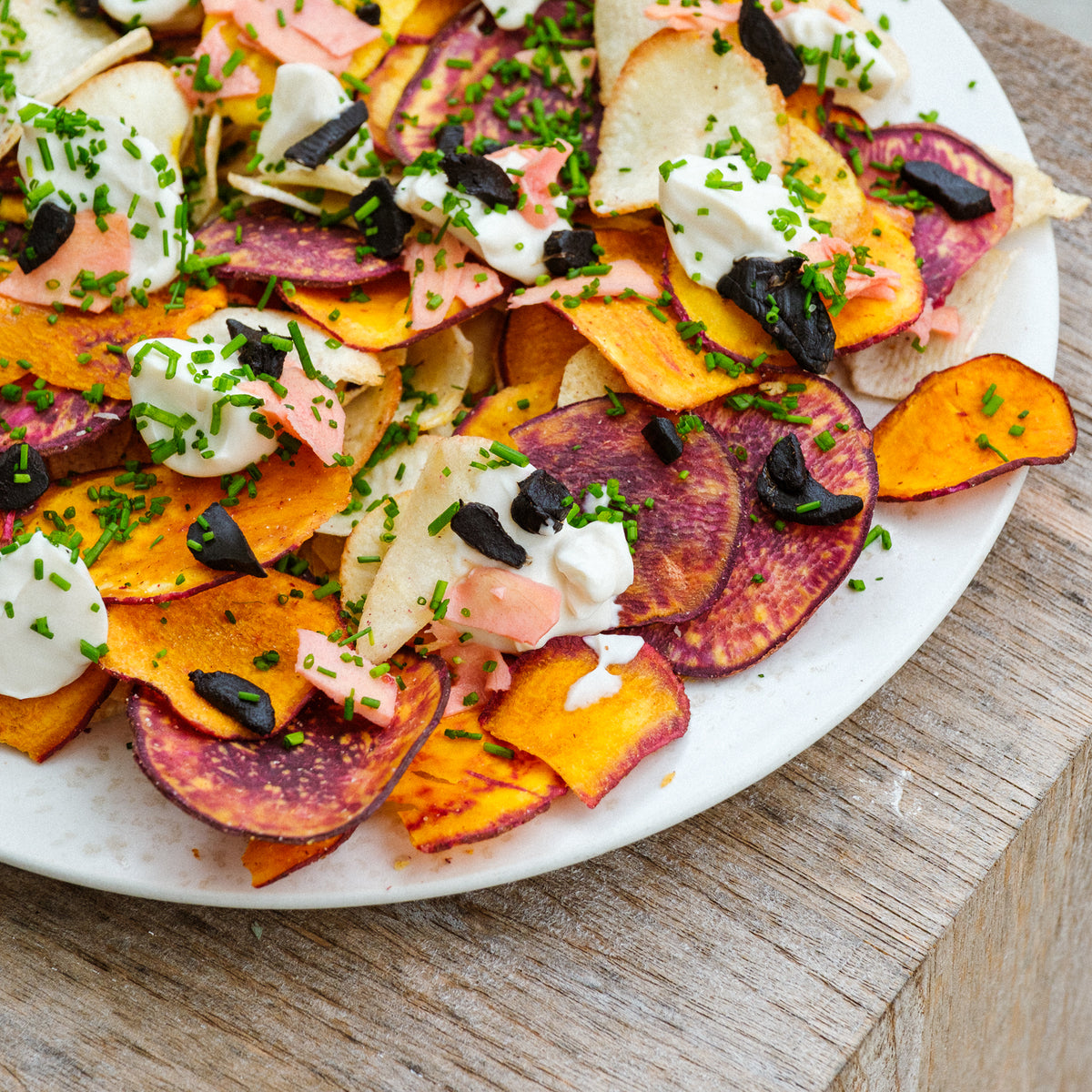Veggiechips – Kassava, Sötpotatis, Tarorot & Matbanan
