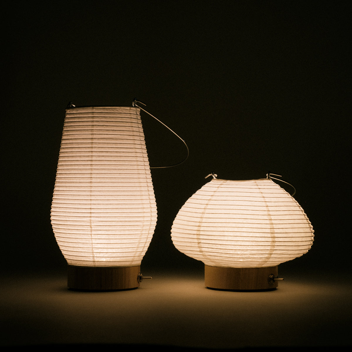 Washi Paper Lantern - Noppo (Tall)