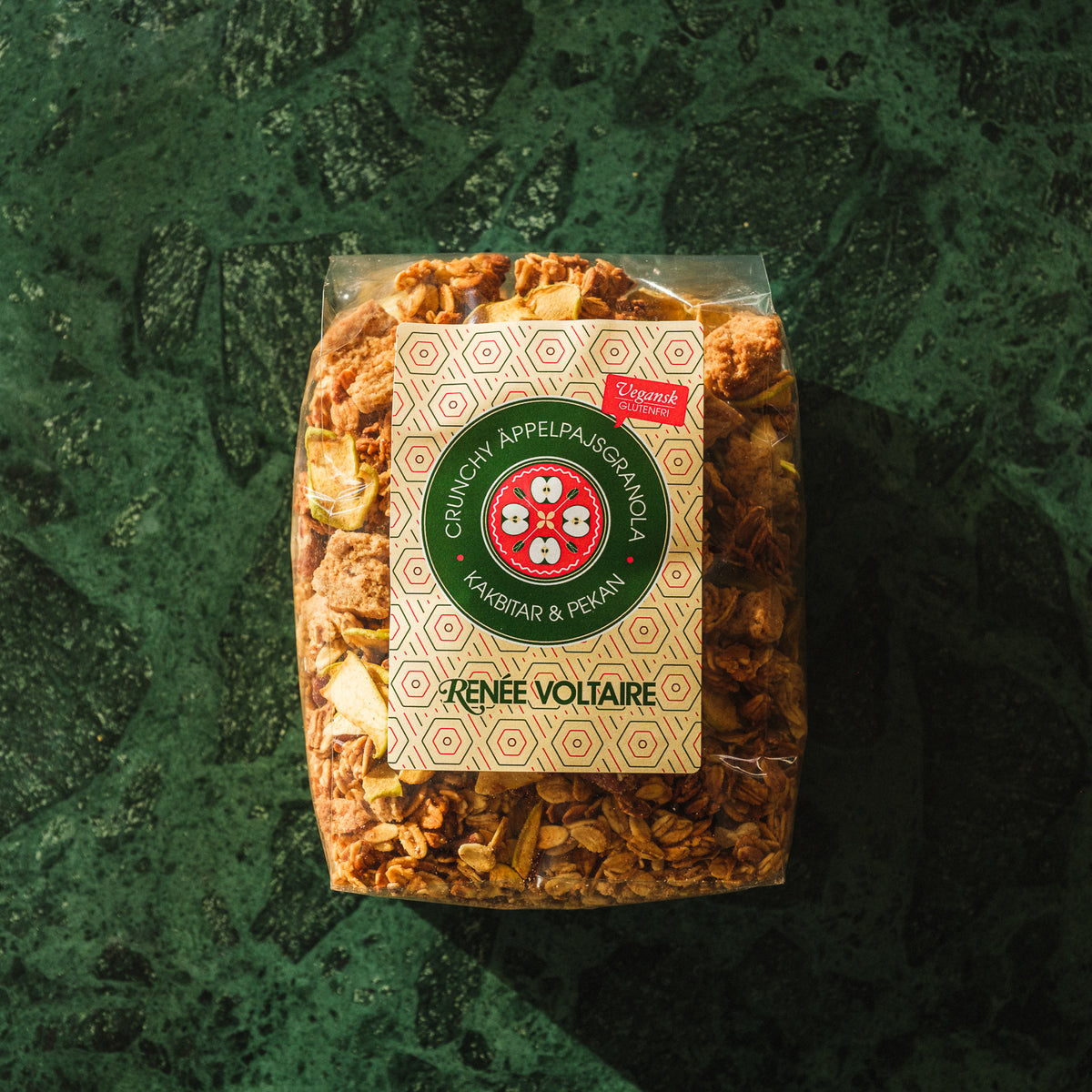Crunchy Äppelpajsgranola - Kakbitar & Pekan