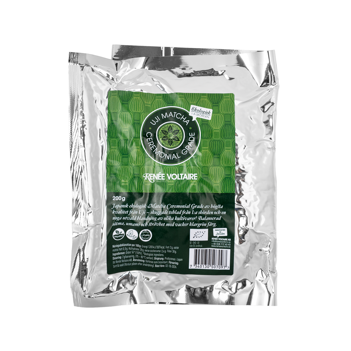 Premium ceremonial grade matcha av hög kvalitet från Japan, ekologiskt grönt tepulver för matcha latte och te
